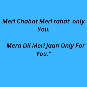 Cute shayari 