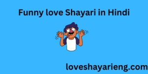 Funny love Shayari in Hindi 