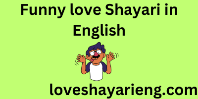 funny love shayari in english